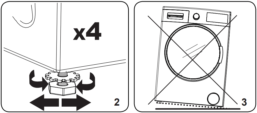 VOX WM1280T14GD Washing Machine - FIGURE 4