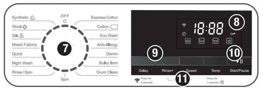 STIRLING STR FLW10W Front Load Washing Machine-fig3