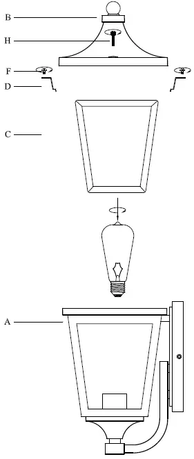 MAXIM LIGHTING 3496WGOB 2-Light Outdoor Wall Lantern 11