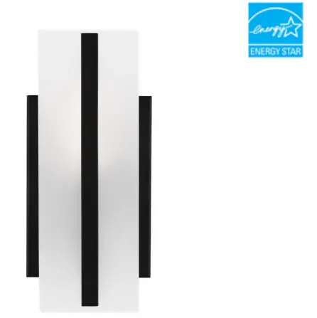 GENERATION LIGHTING 4154301EN3-112 Dex 1-Light Midnight Black Wall Sconce