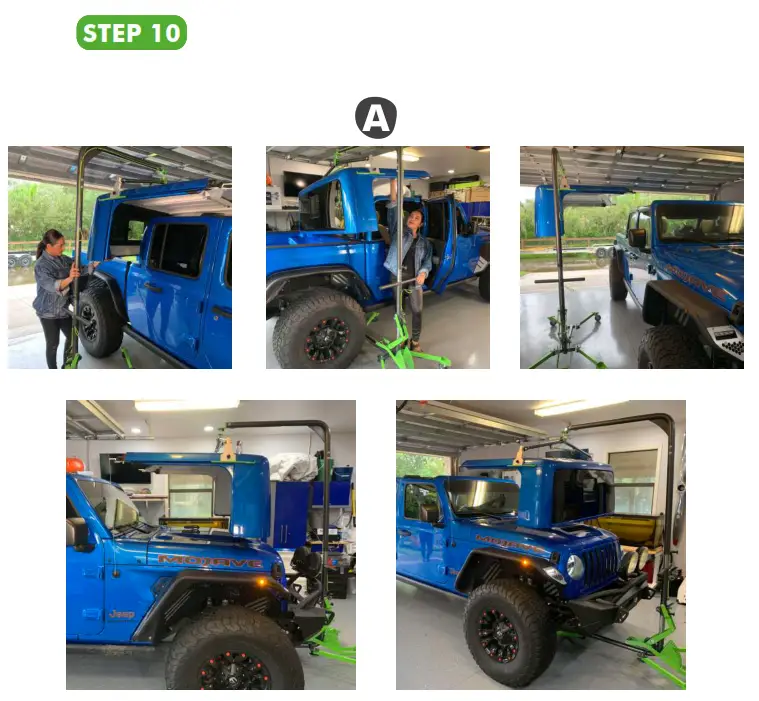 TLP Gladiator Pro Hardtop Removal Tool for Jeep Gladiator - fi16