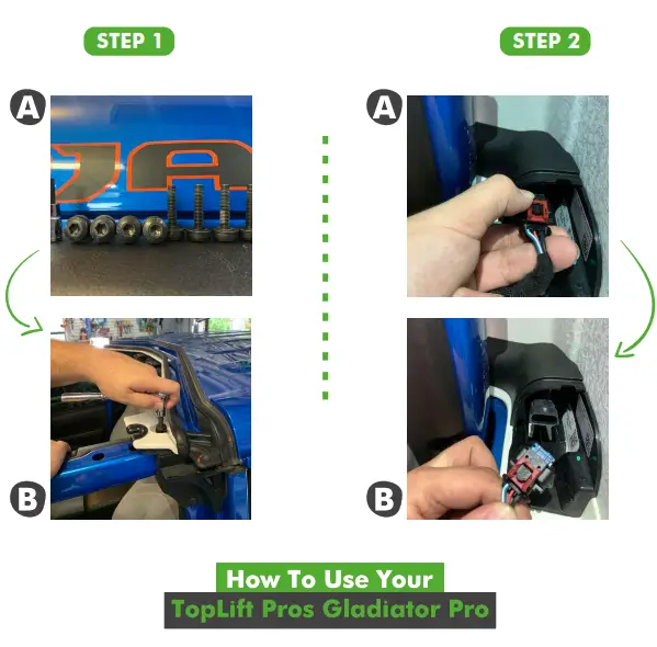 TLP Gladiator Pro Hardtop Removal Tool for Jeep Gladiator - fig