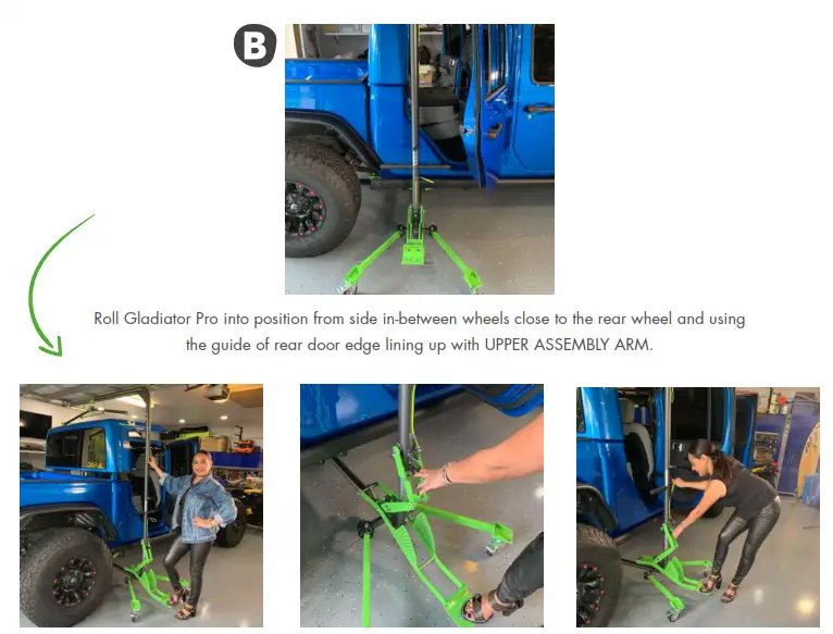 TLP Gladiator Pro Hardtop Removal Tool for Jeep Gladiator - fig13