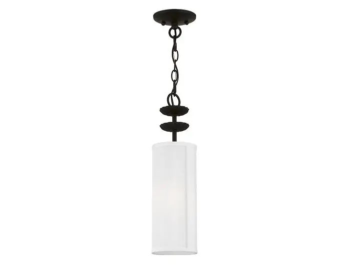 Livex Lighting 42981-04 Brookdale 1 Light 5 Inch Black Mini Pendant Ceiling Light User Manual Livex Lighting 42981-04 Brookdale 1 Light 5 Inch Black Mini Pendant Ceiling Light User Manual