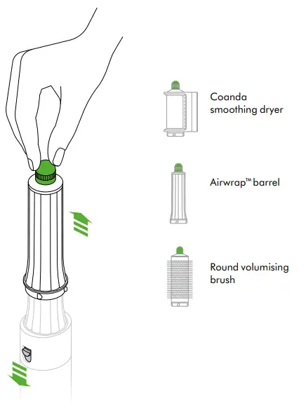 dyson Airwrap Complete Hair Styler - Cool touch tip