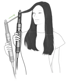 dyson Airwrap Complete Hair Styler - Step 2