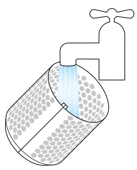 dyson Airwrap Complete Hair Styler - running tap