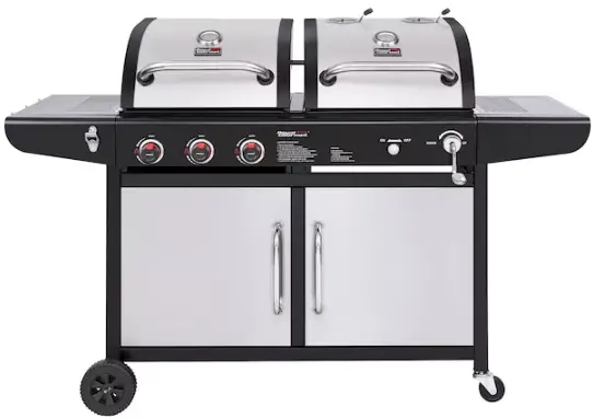 Royal-Gourmet-ZH3002SN-Silver-Dual-function-Combo-Grill-product