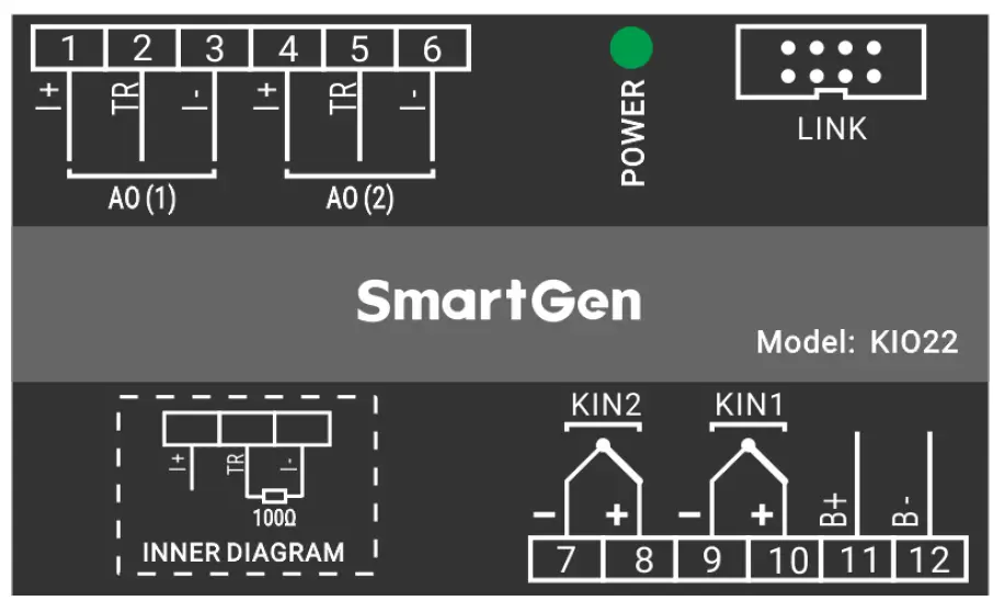 SmartGen Kio22 Analog Input Output Module 1