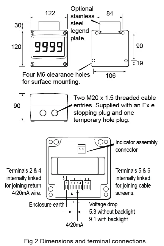 BEKA-BA304SG-Loop-Powered-Indicators-FIG-8