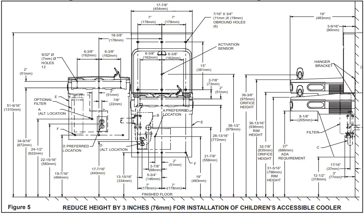 ELKAY LZOOTL8WSS2KN Bottle Filling Station - Figure 5