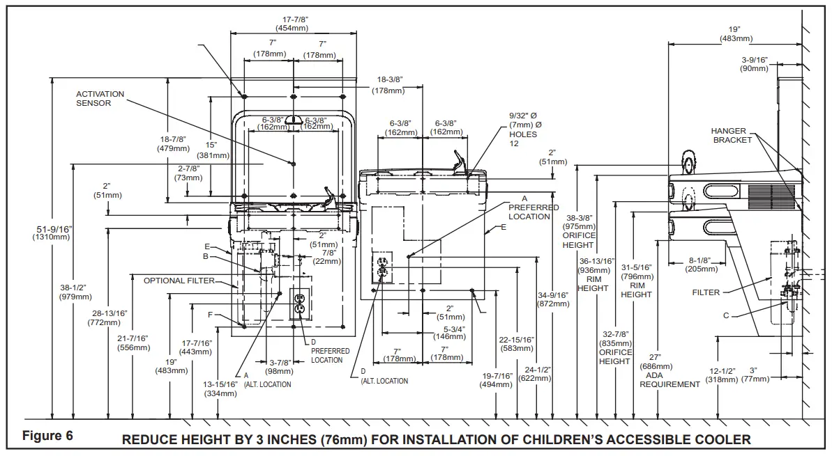 ELKAY LZOOTL8WSS2KN Bottle Filling Station - Figure 6