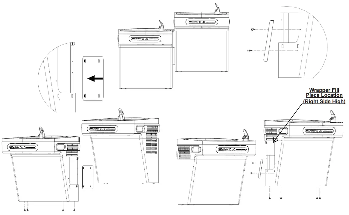ELKAY LZOOTL8WSS2KN Bottle Filling Station - Left Hand Wrapper