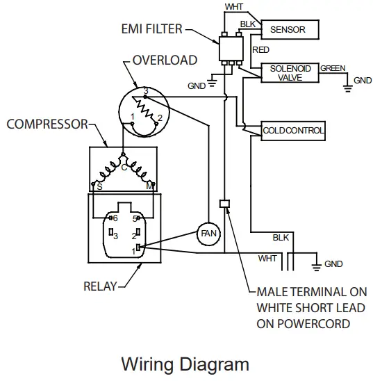 ELKAY LZOOTL8WSS2KN Bottle Filling Station - Wiring Diagram