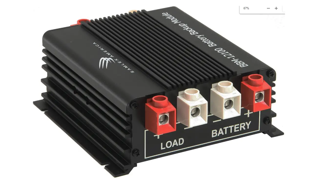 Samlexpower Bbm-12100 Battery Backup Module Owner's Manual Samlexpower Bbm-12100 Battery Backup Module Owner's Manual