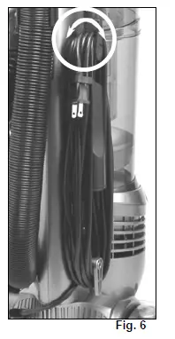 Power CordThis vacuum cleaner