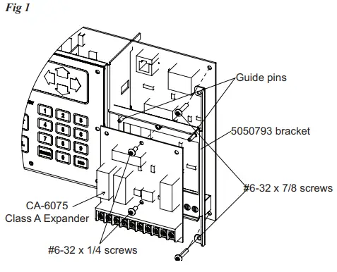 CA-6075 Class A Installation Diagram
