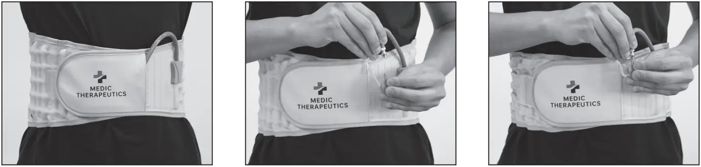 MEDIC THERAPEUTICS H408750 Lumbar Traction Belt - air escapes