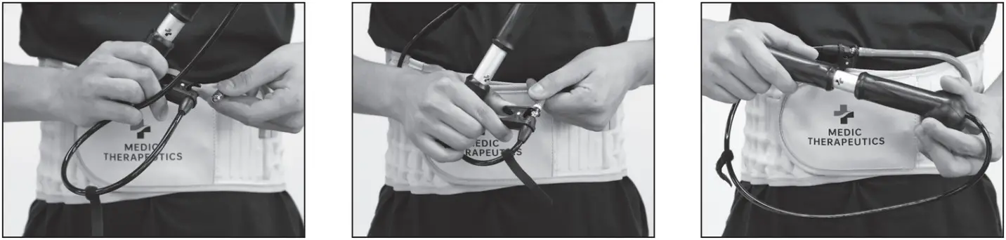 MEDIC THERAPEUTICS H408750 Lumbar Traction Belt - gas valve