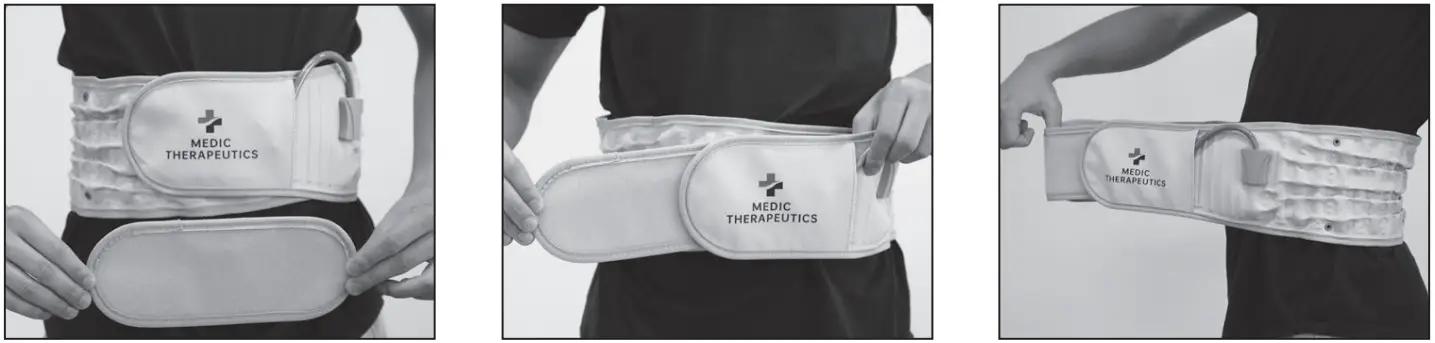 MEDIC THERAPEUTICS H408750 Lumbar Traction Belt - lower rib