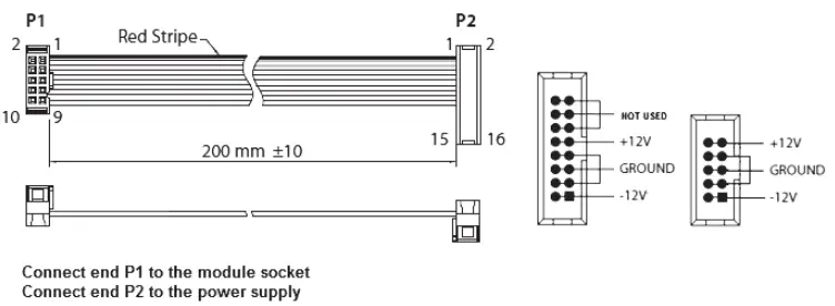 behringer 297 Dual PortamentoCV Utilities-Power Connection