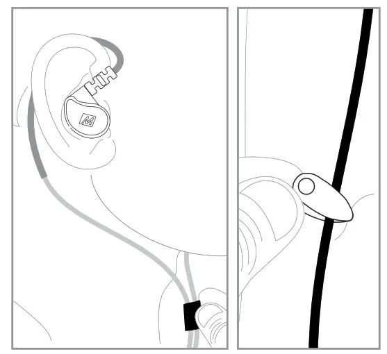 MEE audio X1 In-Ear Sports Headphones - STEP 2 - WEARING THE EARPHONES 2