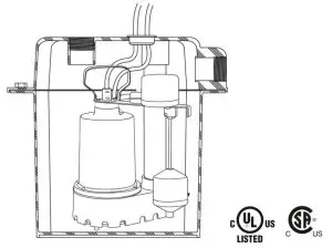 PROFLO PF92017 Remote Sink Drain Pump System