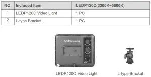 FIG 12 What’s in the Box of LEDP120C