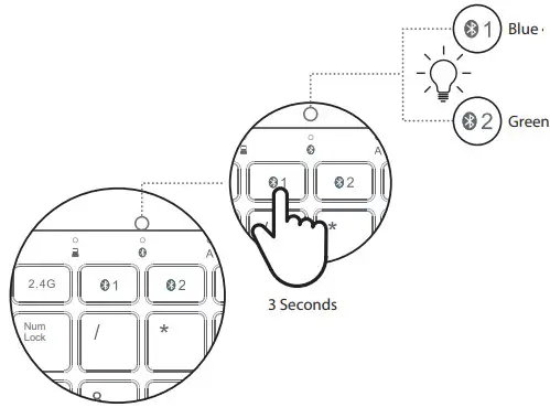 v7world KW550 Bluetooth Keyboard-3