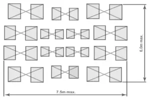 ELSYS ERS Desk LoraWAN Wireless Sensor - PIR Lens detection pattern