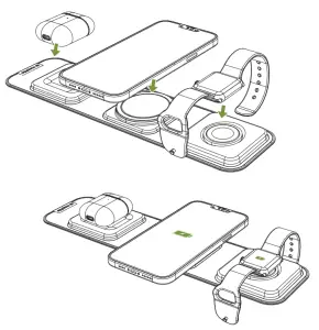 mophie 403108005 3 in1 Travel Charger with MagSafe - fig 3