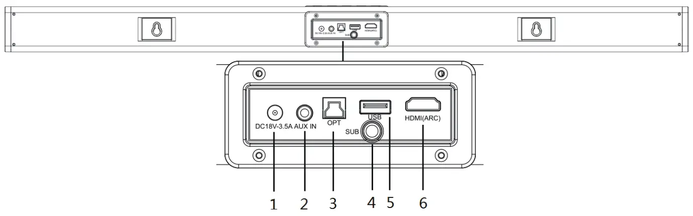 LARKSOUNd L220 2 1Ch 3D Soundbar System - master volumn up