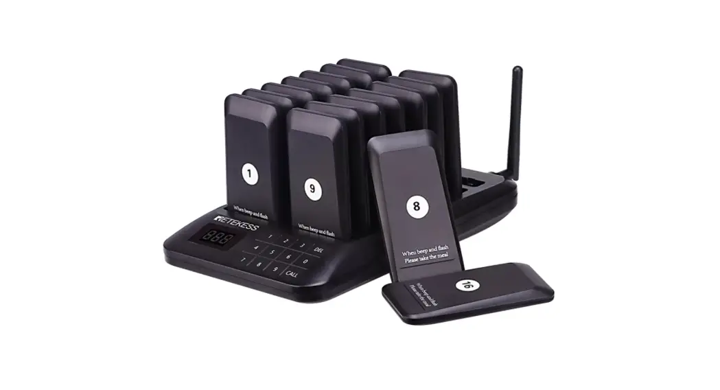 Retekess Td157 Wireless Restaurant Guest Paging System Instructions