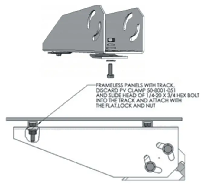 Tamarack Solar UNI SA 26 Single Arm Pole Mount - PV Mo