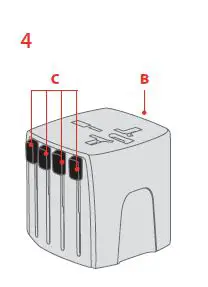 SKROSS PA42 MUV Micro Travel Adapter fig-3