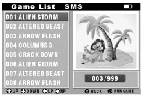 panacom LIVING LOVING TECHNOLOGY Pocket Game - game list