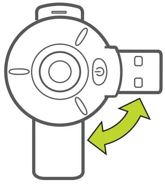 DELTA 590937 Wearable Safety Beacon Front Light - Charging