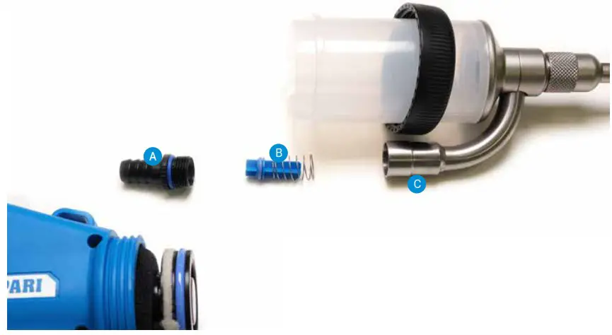 TE PARI TP V20 Revolution Smart Dosing Gun - Care, Inlet assembly