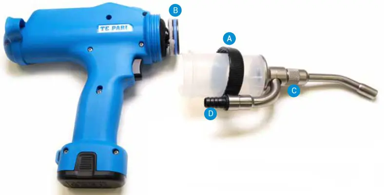 TE PARI TP V20 Revolution Smart Dosing Gun - Care, Maintenance and Storage