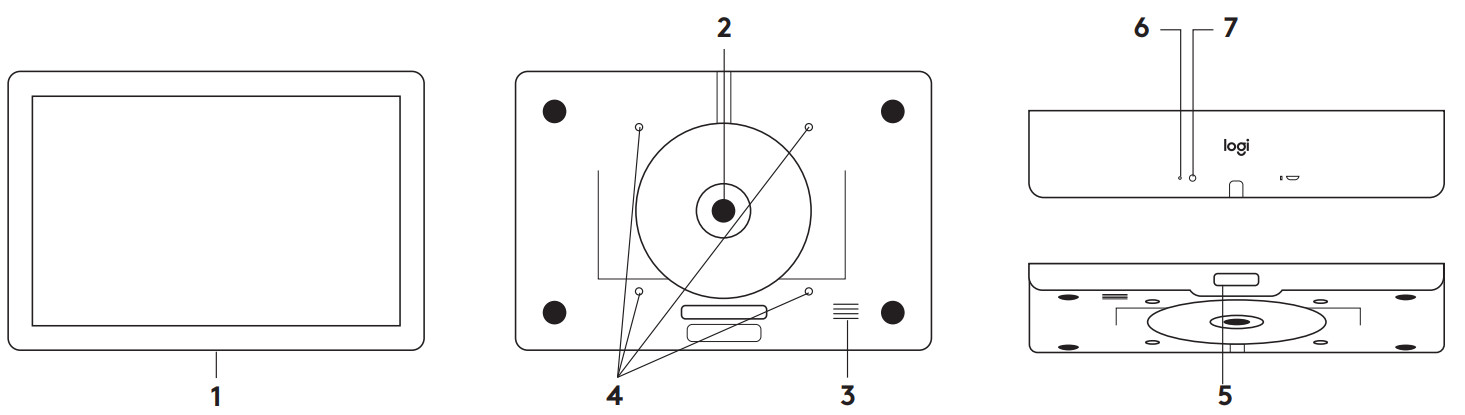 logitech VR0029 Tap IP Meeting Room Touch Controller - fig 1