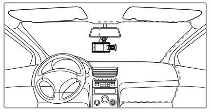 Z-EDGE Z3Pro GPS Dual Dash Camera - power