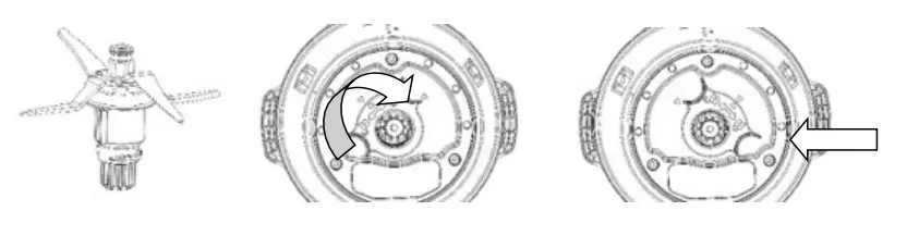 H Koenig HK8 Kitchen Robot Food Processor - bottom