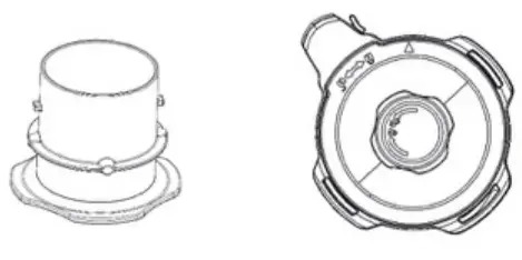 H Koenig HK8 Kitchen Robot Food Processor - clockwise