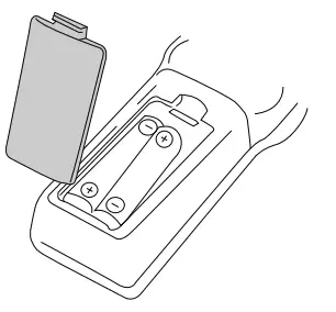 Kruger Matz KM0550 DVB T2 HD Tuner - INSTALLATION OF BATTERIES