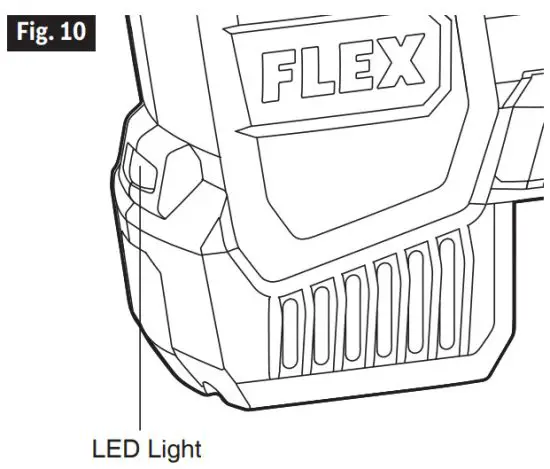 FLEX FX1551A 24V 1 Inch Rotary Hammer - ADJUSTMENTS 8