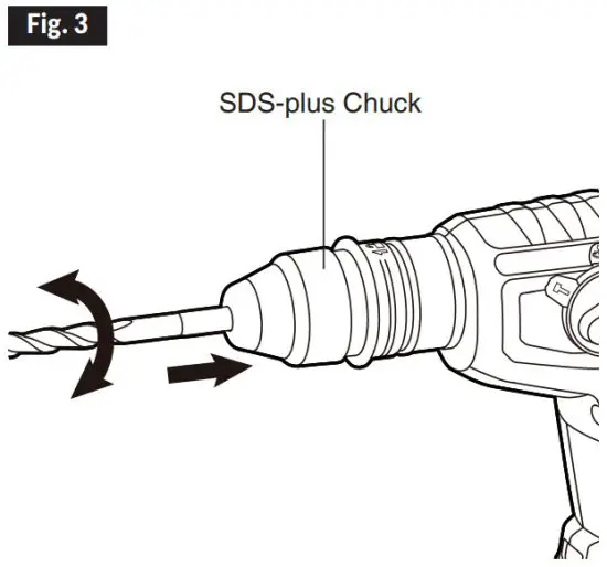 FLEX FX1551A 24V 1 Inch Rotary Hammer - ASSEMBLY 3