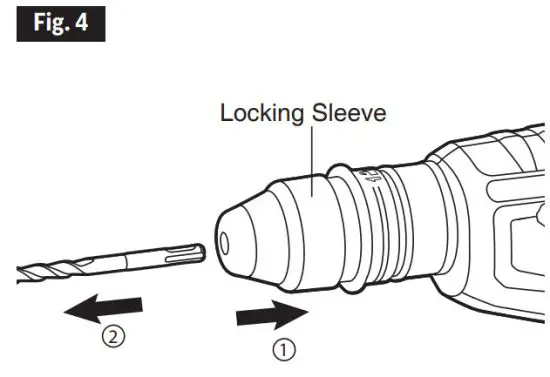 FLEX FX1551A 24V 1 Inch Rotary Hammer - ASSEMBLY 4