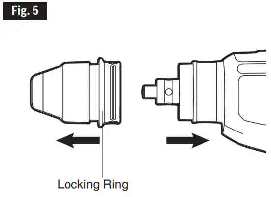 FLEX FX1551A 24V 1 Inch Rotary Hammer - ASSEMBLY 5