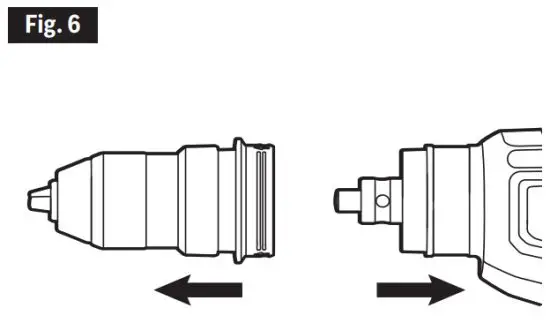 FLEX FX1551A 24V 1 Inch Rotary Hammer - ASSEMBLY 6