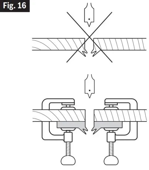 FLEX FX1551A 24V 1 Inch Rotary Hammer - DRILLING WOOD